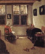 Pieter Janssens Elinga Woman Reading oil painting artist